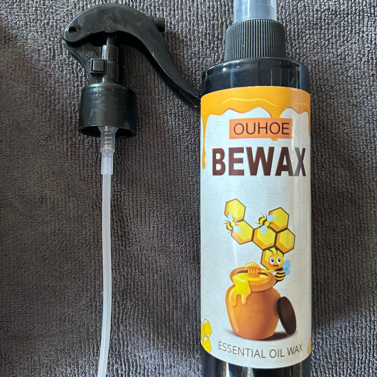 Natural Beeswax Wood Polish Spray (Pack of 2)